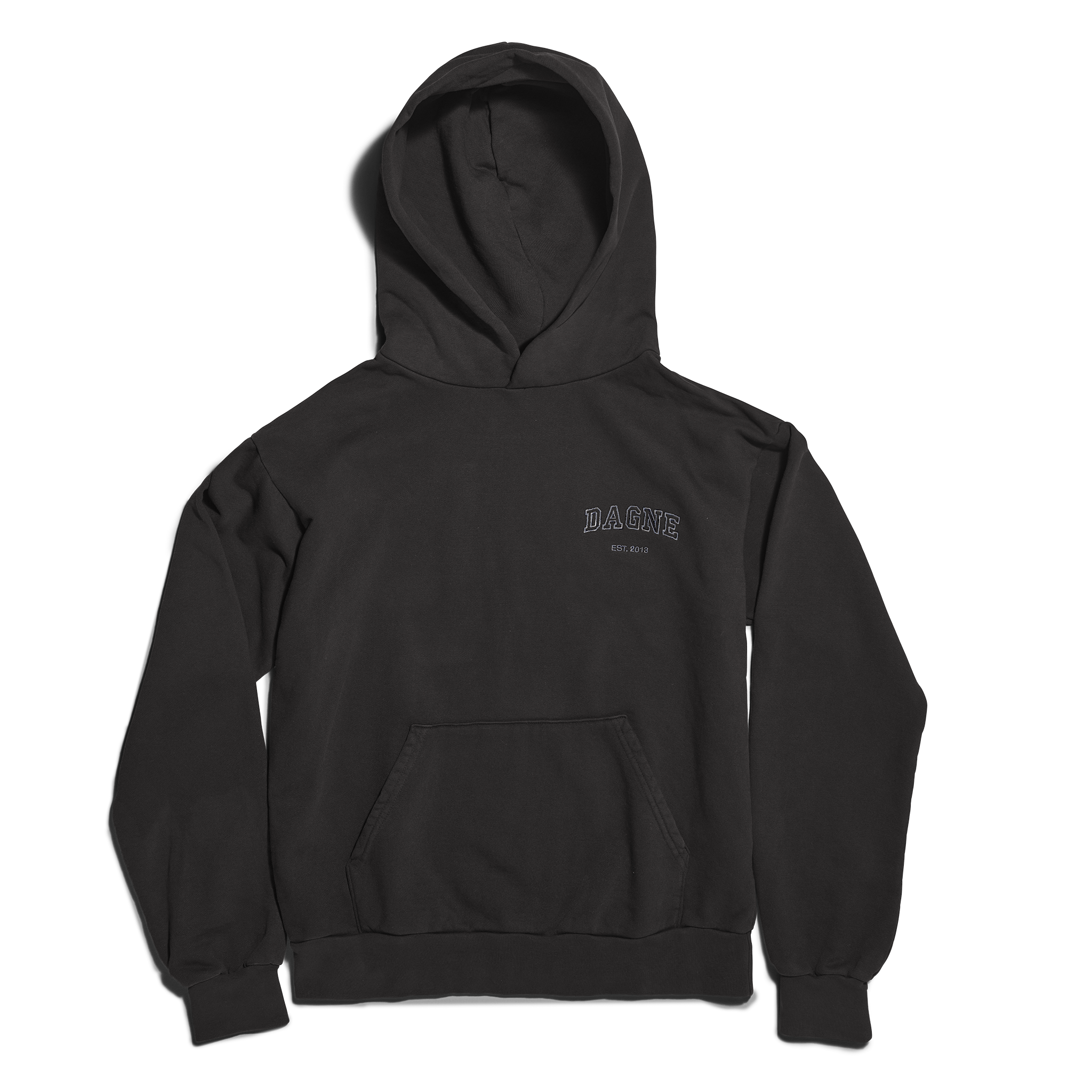 Varsity Logo Hoodie in Onyx, 4X