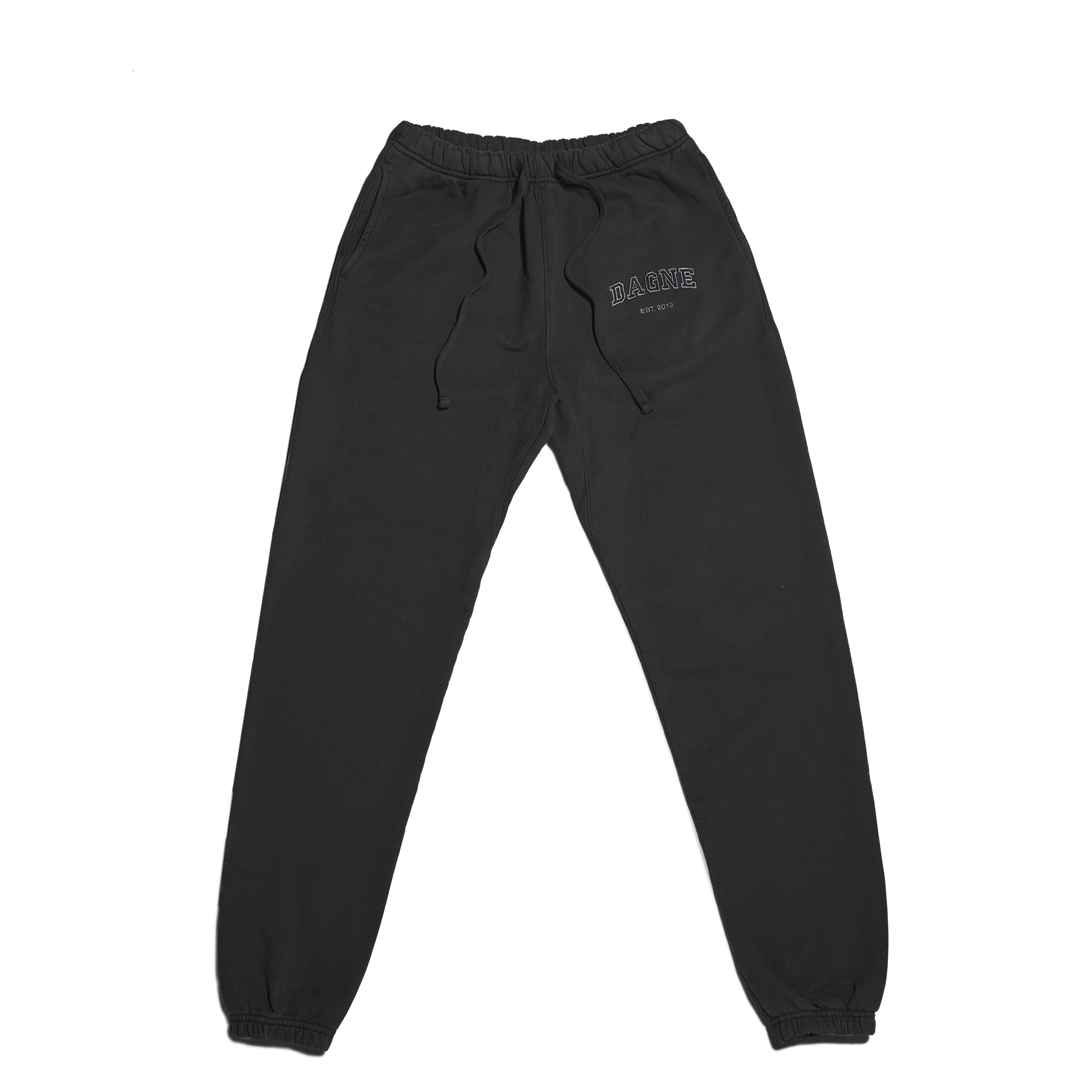 Varsity Logo Sweatpants in Onyx, XS