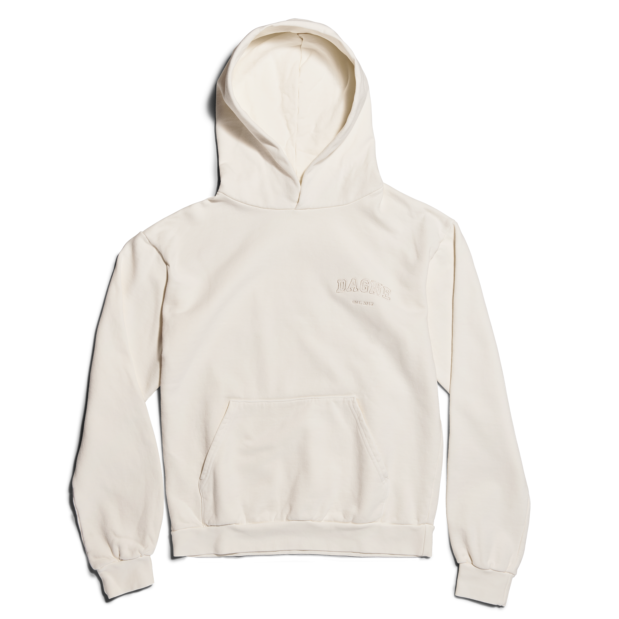 Varsity Logo Hoodie in Moonbeam, 4X