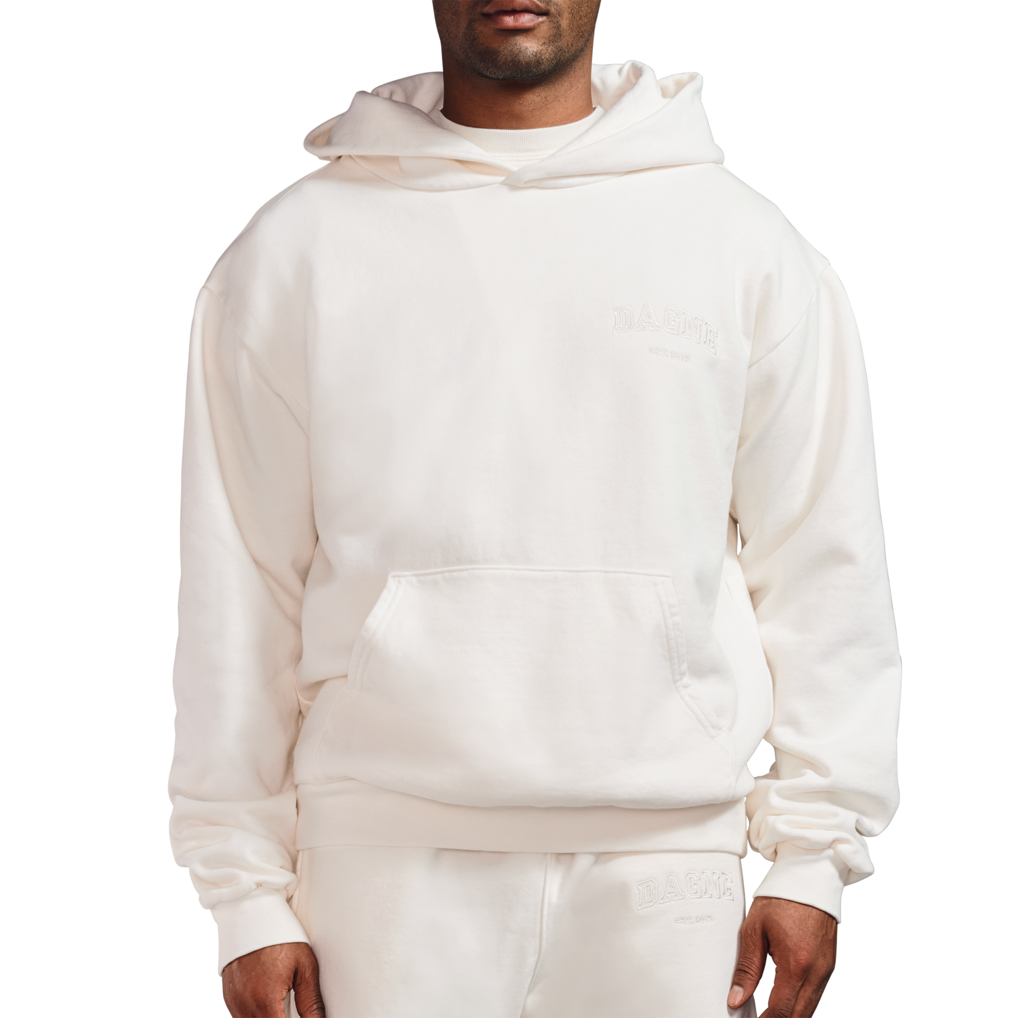 Varsity Logo Hoodie in Moonbeam, XL - Image 6