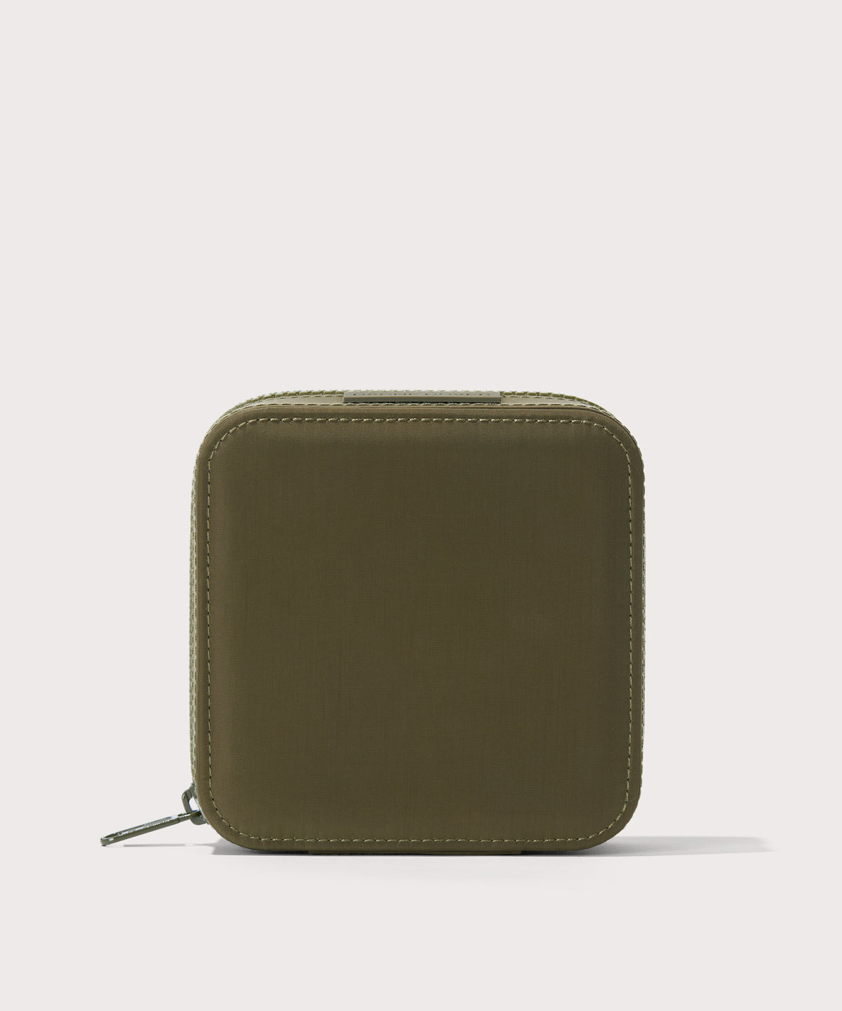Frankie Jewelry Case in Dark Moss, Large
