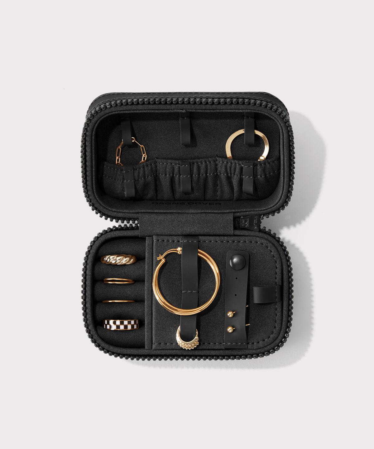Frankie Jewelry Case in Onyx, Small - Image 2